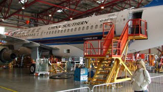 A321 im Dock