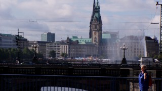 Blick über die Binnenalster