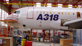 A318 im Dock